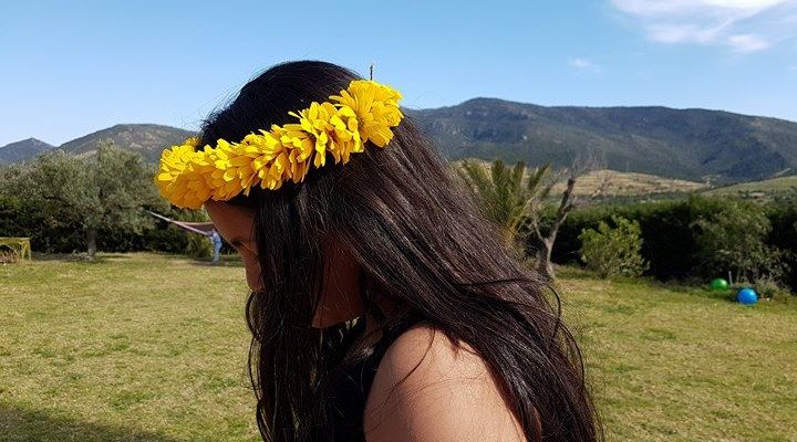DIY: une couronne de fleurs