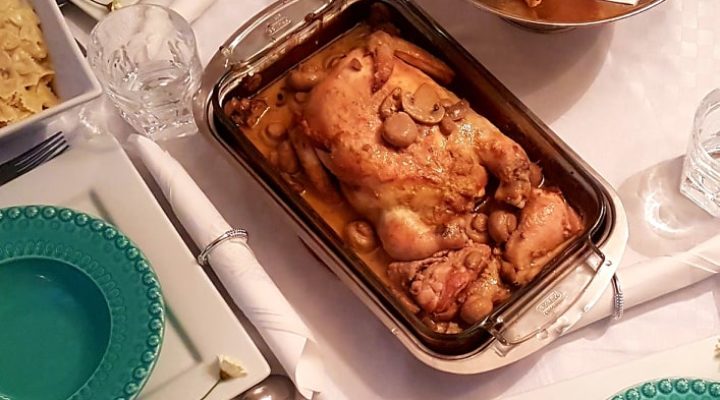 Recette Poulet farçi à la viande hachée